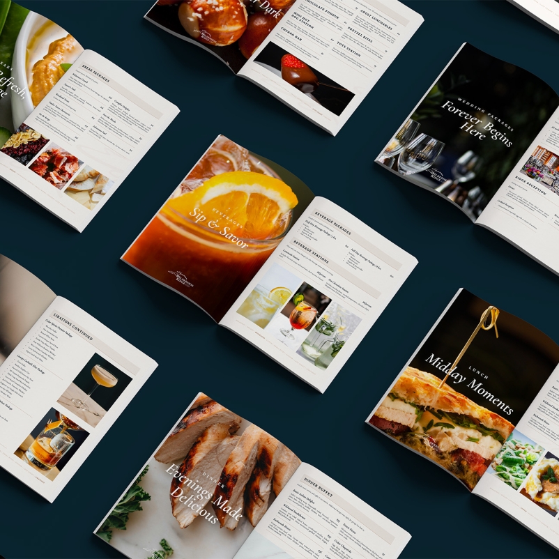 wr banquet menu spreads