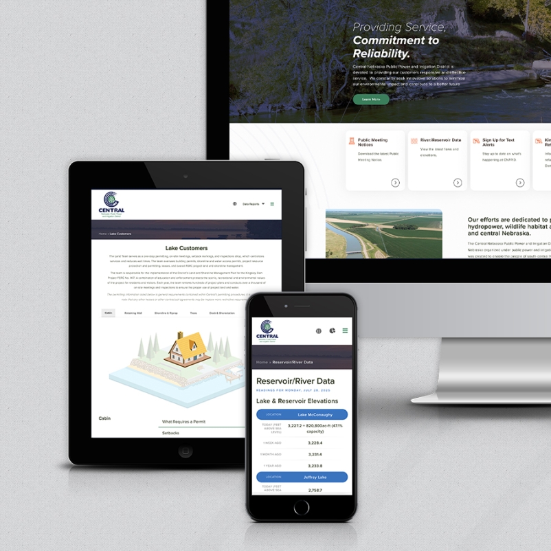 Tablet and mobile view