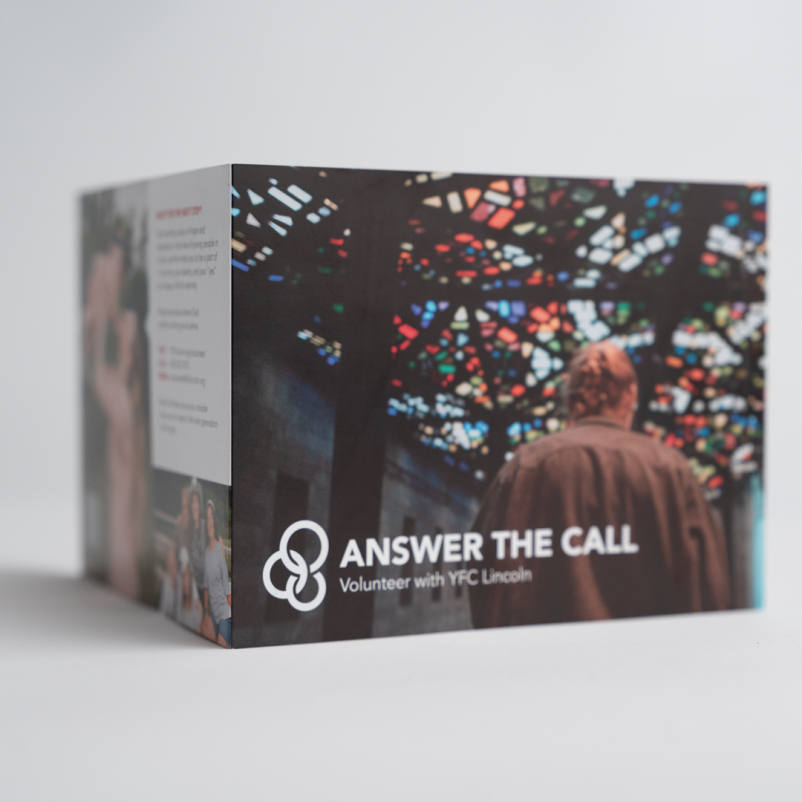 nonprofit volunteer brochure cover