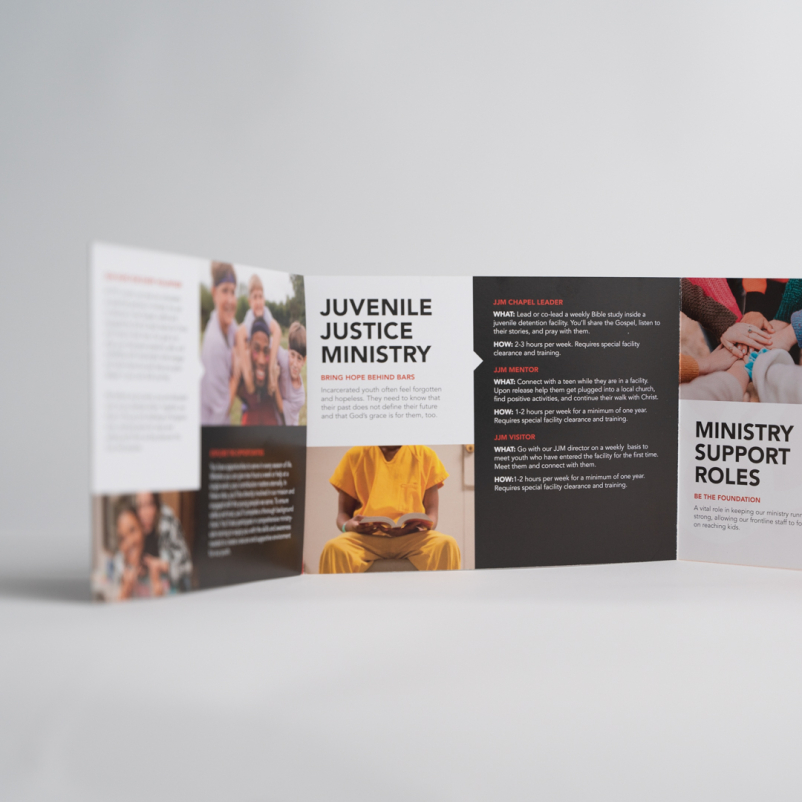 nonprofit volunteer brochure