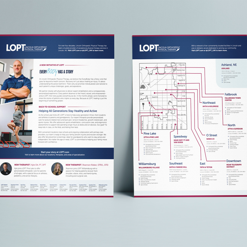 Physician handout introducing the campaign