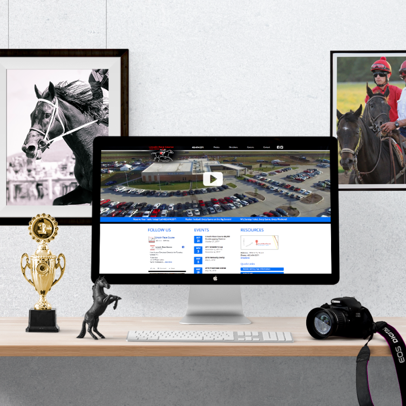 horse racing website design