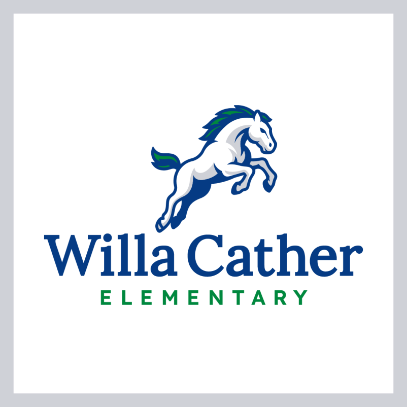 willa cather elementary logo lockup