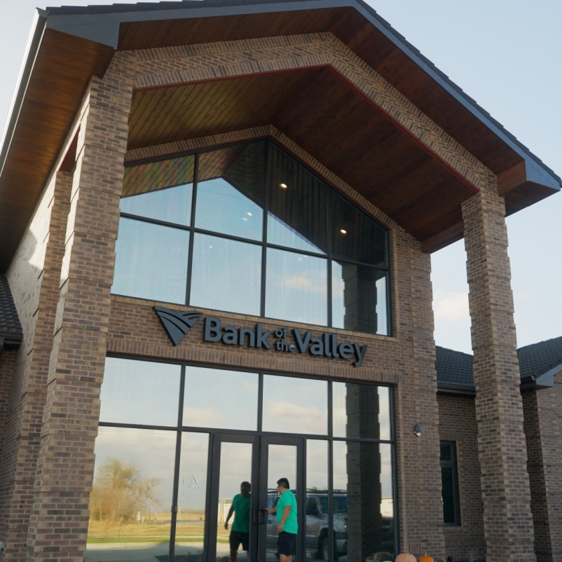 Bank of the Valley Entrance