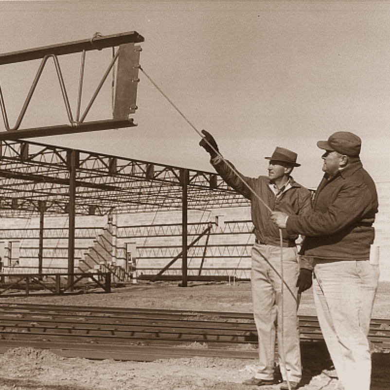 vintage construction photo