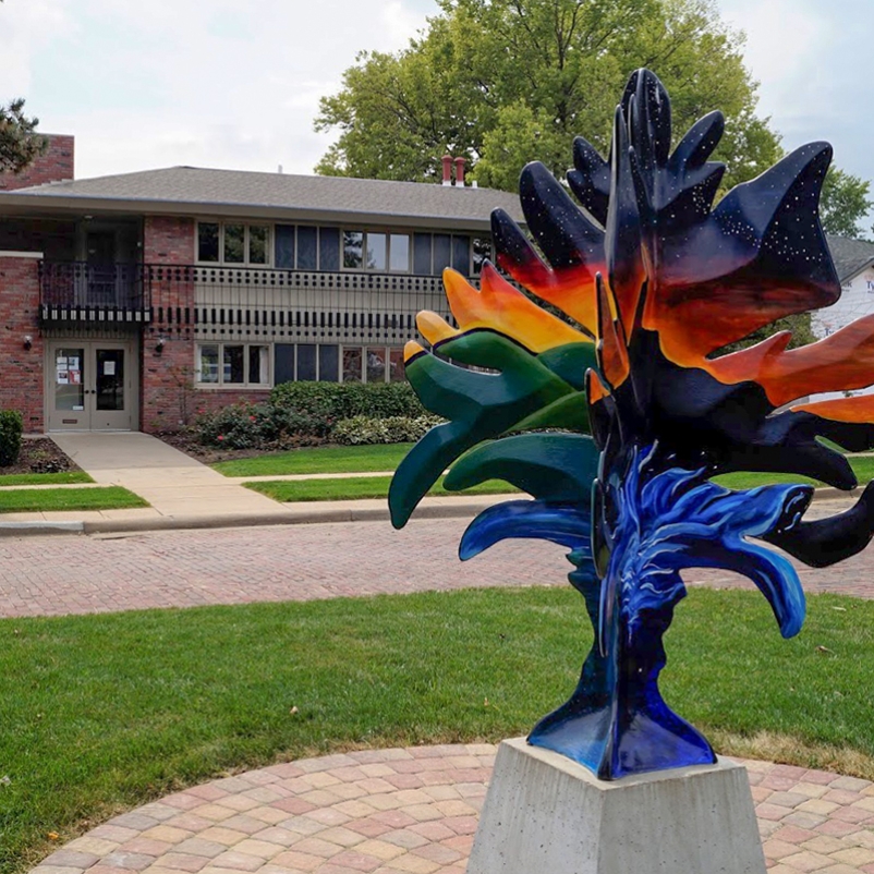 khn arts center sculpture