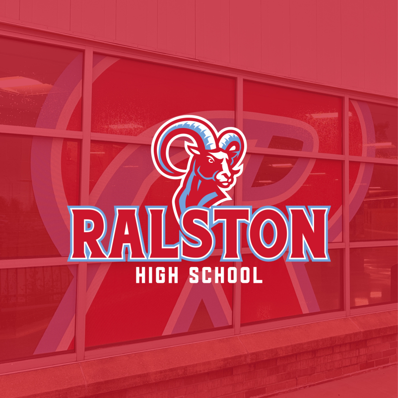 Ralston High School Full Logo on Picture Overlay