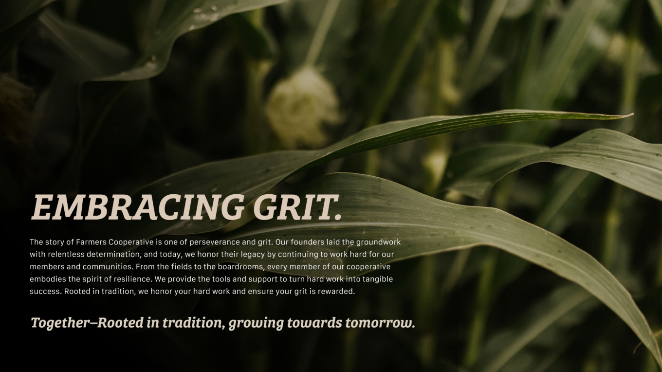 hard work and grit key message