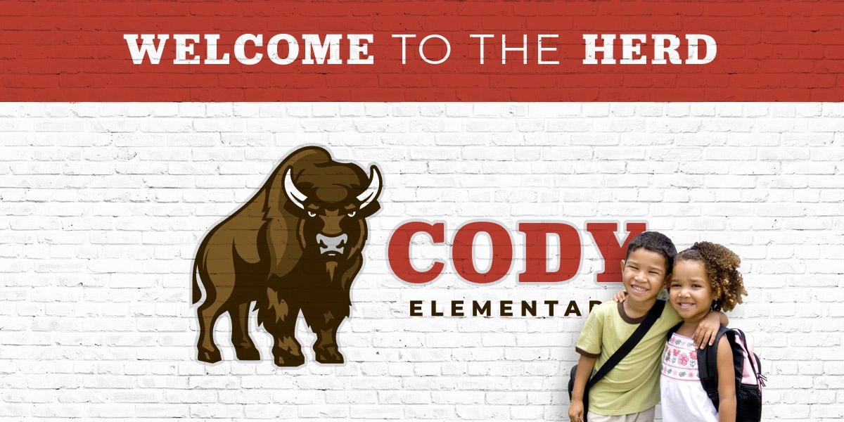 cody elementary welcome wall