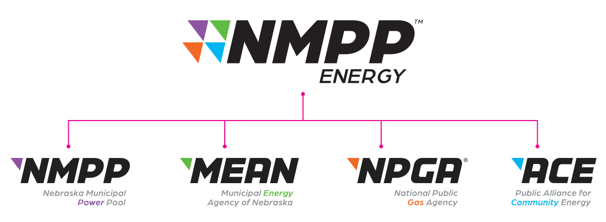 utilities rebranding logo brand architecture