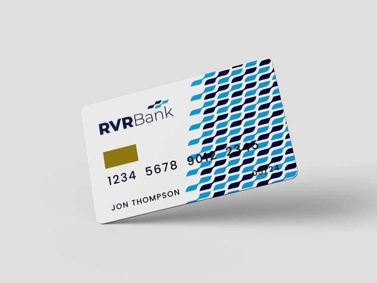 branded credit card with logo design