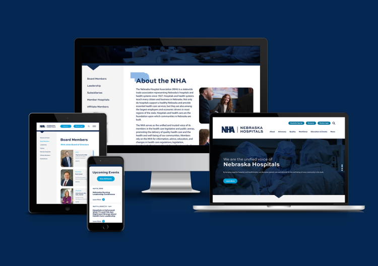 NHA Website Mockup