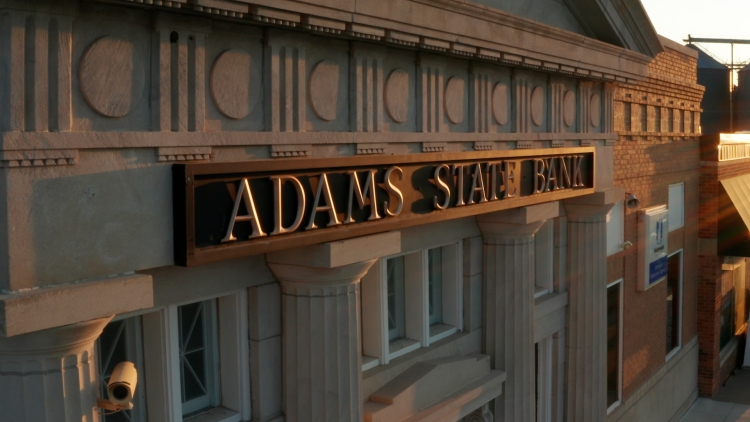 Bank signage 