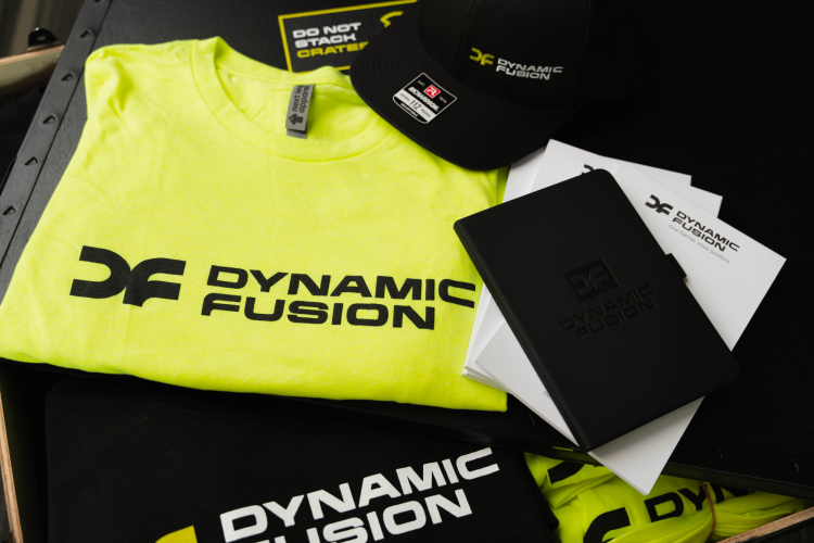 Crate Photo with Dynamic Fusion Logos