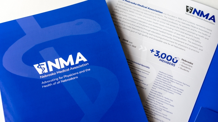 nebraska medical association member welcome packet design