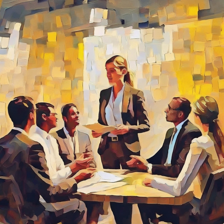 market research illustration of focus group