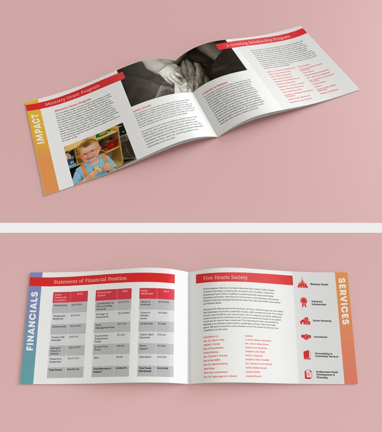 methodist foundation annual report design