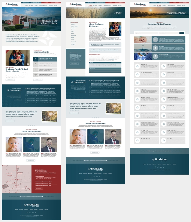 healthcare web planning