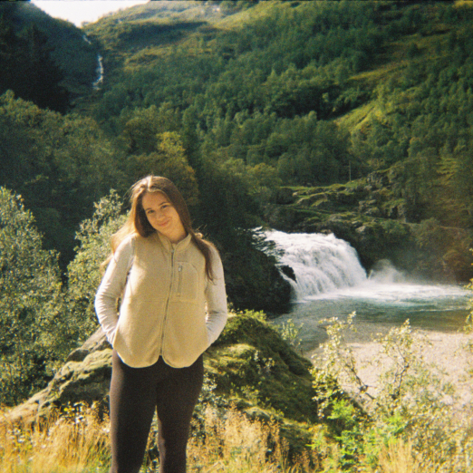 Graphic Designer, Emily Bray, in Norway