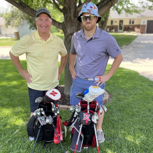 motion graphics designer brian hall golfing