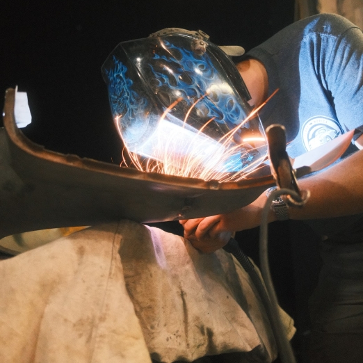 unanimous designer bryce keck welding