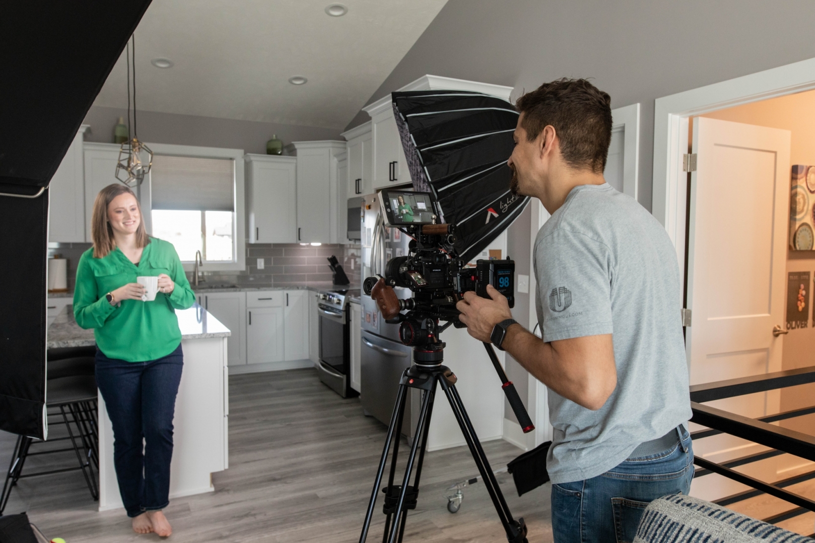 Woman smiling at the camera