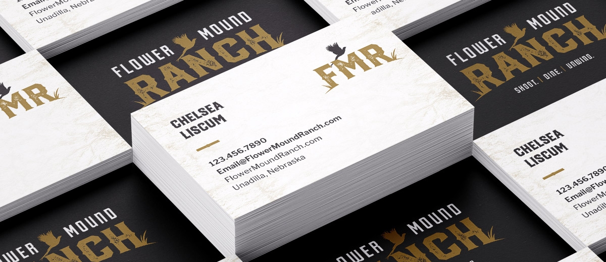 flower mound ranch business cards