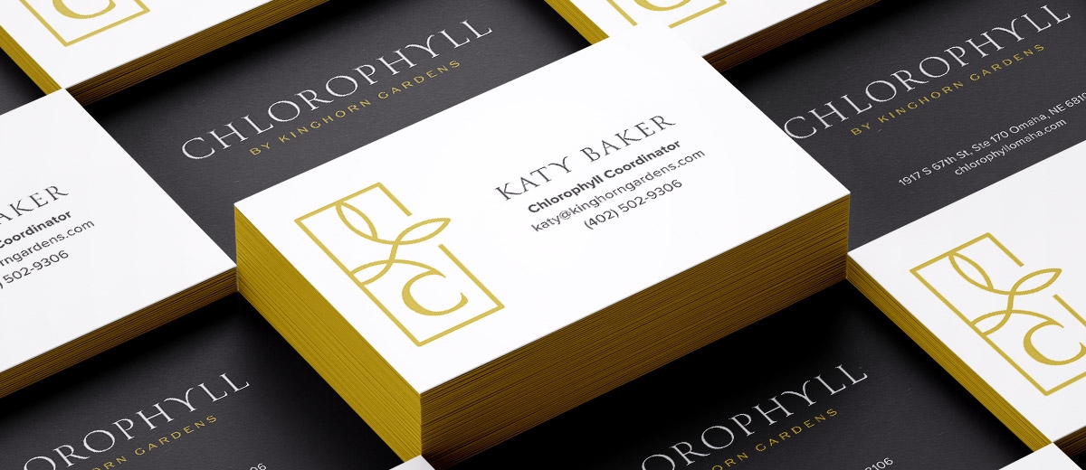 chlorophyll business cards