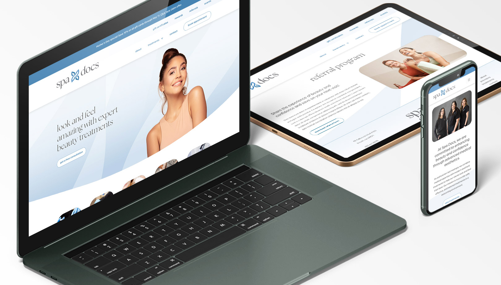 spa docs all screens