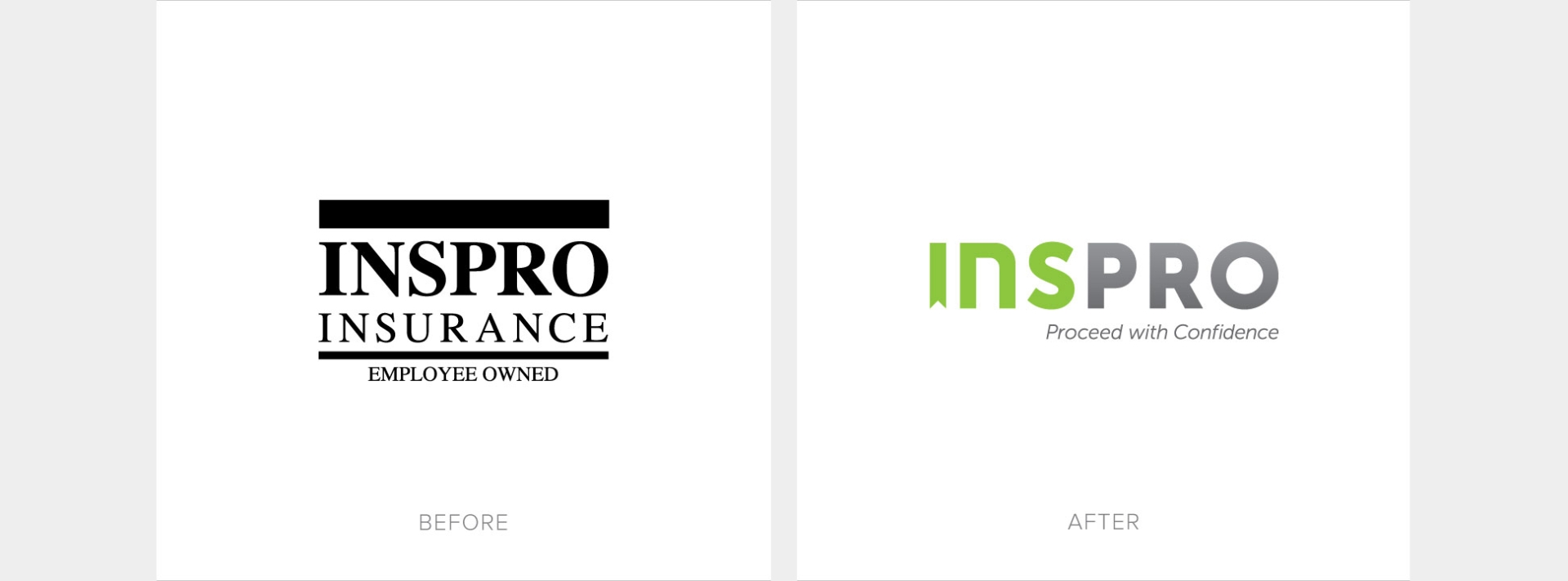 insurance logo design before and after