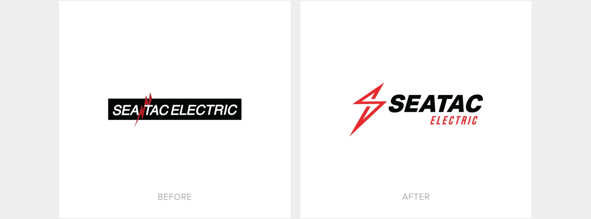 construction logo design before and after