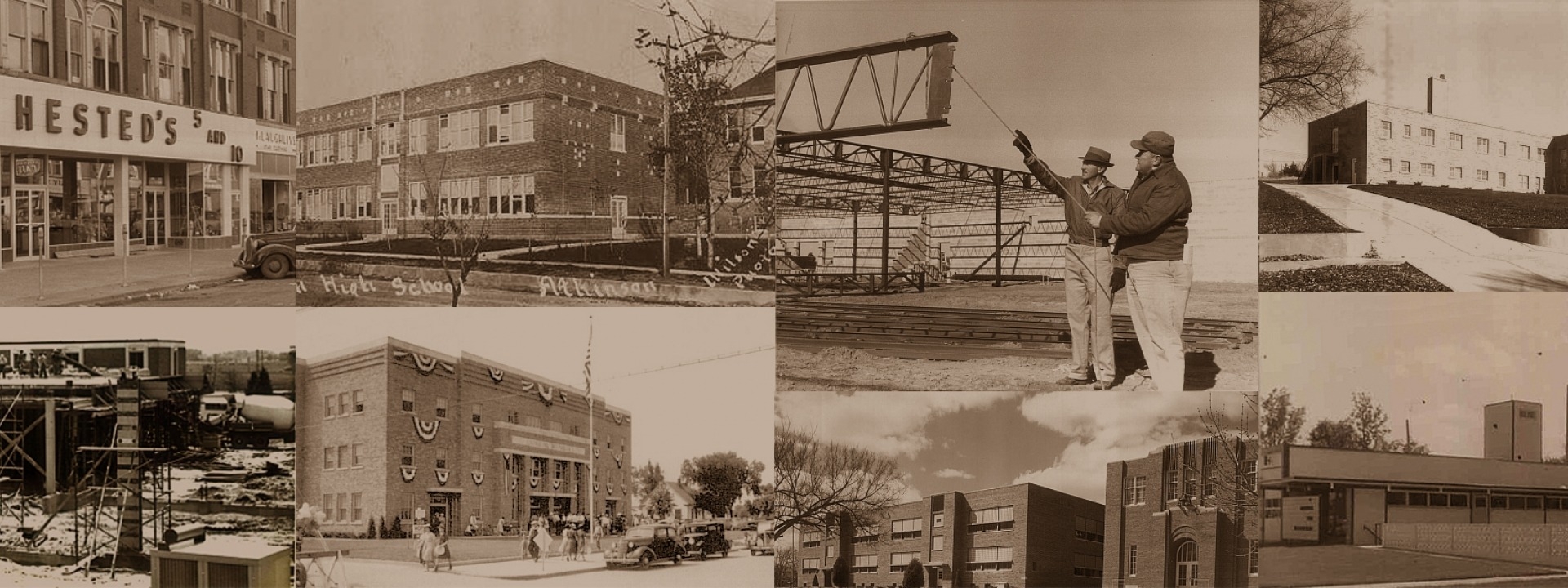 construction website footer