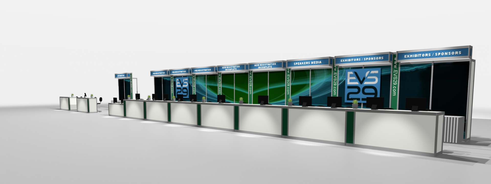 branded event display